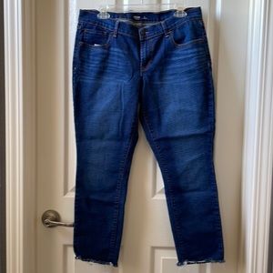 Old Navy jeans natural hem